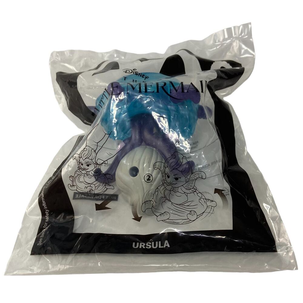 Disney Little Mermaid McDonalds Happy Meal Toy 2022 Spinning Ursula 8 Premium